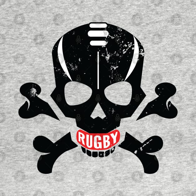 The Jolly Rugger Head Rugby by atomguy